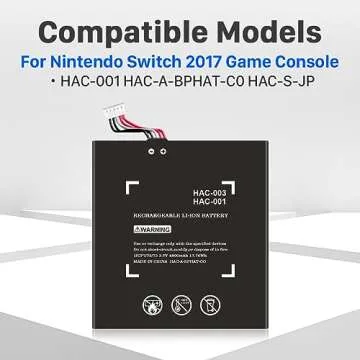 Upgrade HAC-003 Battery for Nintendo Switch 4800mAh