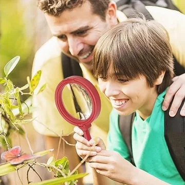 Rongon Kids Magnifying Glass for Nature Discovery