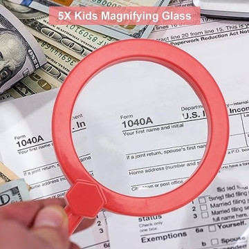 Rongon Kids Magnifying Glass for Nature Discovery