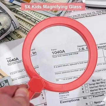 Rongon Kids Magnifying Glass for Nature Discovery