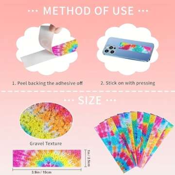 36 Pcs Anxiety Relief Calm Strips - Textured Sensory Stickers Kit with Fidget Strips & Storage Bag -...