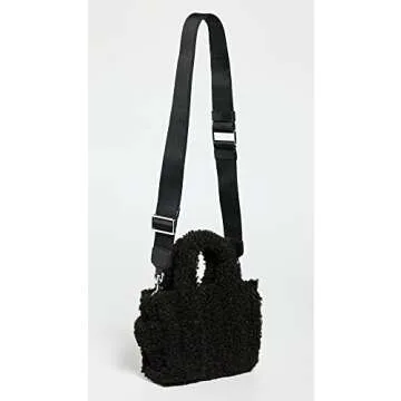 Marc Jacobs Women's The Teddy Crossbody Tote Bag, Black, One Size