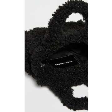 Marc Jacobs Women's The Teddy Crossbody Tote Bag, Black, One Size