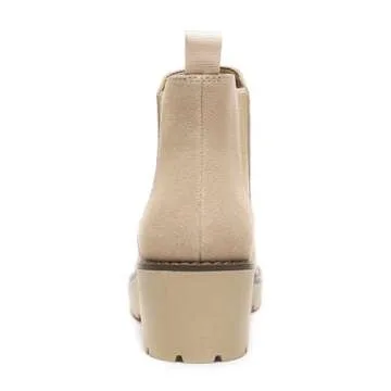 Stylish Athlefit Women's Chelsea Wedge Boots for Comfort