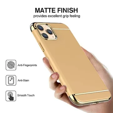 RORSOU iPhone 11 Pro Case - Ultra Thin Gold Design