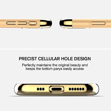 RORSOU iPhone 11 Pro Case - Ultra Thin Gold Design