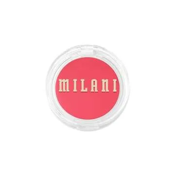 Milani Cheek Kiss Blush Makeup - Blendable & Buildable Cheek Blush, Lightweight Liquid Blusher and Cheek Color (120 Coral Crush)