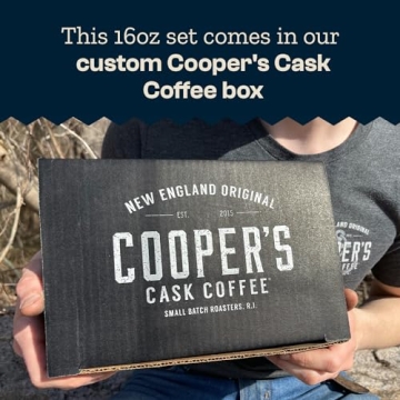 Bourbon & Whiskey Barrel Aged Coffee Gift Box Set 4-Bag