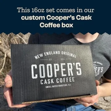 Bourbon & Whiskey Barrel Aged Coffee Gift Box Set 4-Bag
