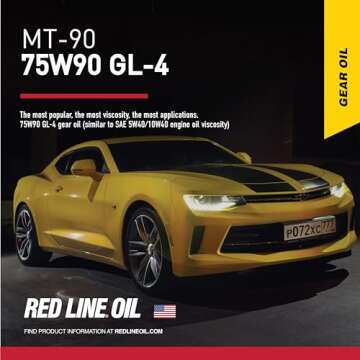 Red Line (50304) MT-90 75W-90 GL-4 Manual Transmission and Transaxle Lubricant (MTL) - 1 Quart.