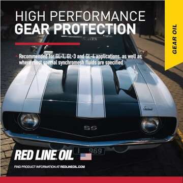 Red Line (50304) MT-90 75W-90 GL-4 Manual Transmission and Transaxle Lubricant (MTL) - 1 Quart.