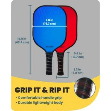 Boulder Pickleball Carbon Fiber Set - Fun for All Ages