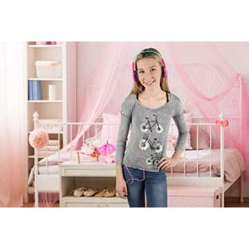 L.O.L. Surprise! Kids Safe Over The Ear Headphones HP2-03136 | Kids Headphones, Volume Limiter for D...