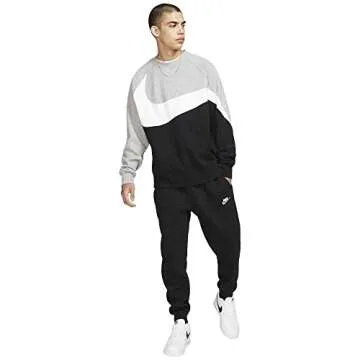 Nike Men's NSW Club Jogger, Black/Black/White, X-Large