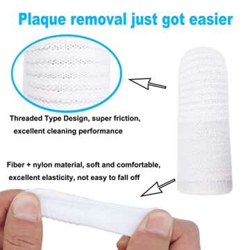 PenVinoo 20 PCS Washable Dog Toothbrush for Pets