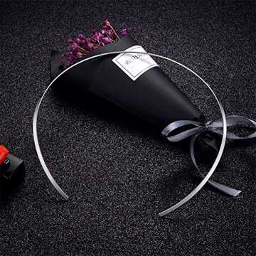 HooAMI Women's Necklace Choker Silver Stainless Steel Collar Necklace