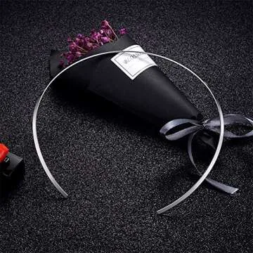 HooAMI Women's Necklace Choker Silver Stainless Steel Collar Necklace