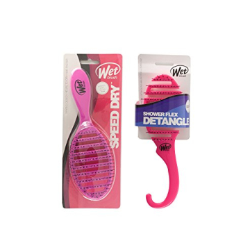 Wet Brush Shower Flex/Speed Dry Combo, Pink, 4.14 Ounce