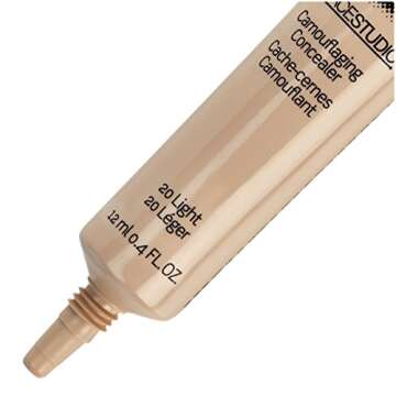 Maybelline New York Facestudio Master Conceal Makeup, Light, 0.4 fl. oz.