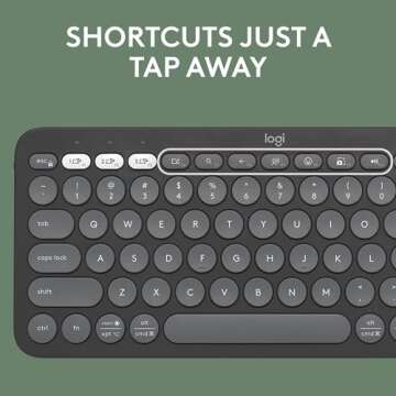 Logitech Pebble Keys 2 K380s Multi-Device Bluetooth Keyboard