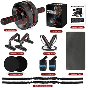 AOKIWO 10-in-1 AB ROLLER KIT - Ultimate Fitness Set