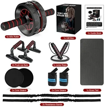 AOKIWO 10-in-1 AB ROLLER KIT - Ultimate Fitness Set