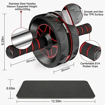 AOKIWO 10-in-1 AB ROLLER KIT - Ultimate Fitness Set