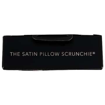 KITSCH Black And Gold Satin Sleep Pillow Scrunchies, 1 EA