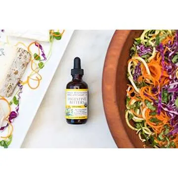 Urban Moonshine Original Digestive Bitters | Traditional Organic Herbal Supplement | Fast-Acting Relief for Gas, Bloating & Occasional Indigestion | 2 FL OZ (Pack of 2)