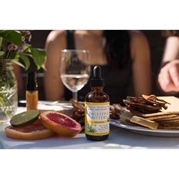 Urban Moonshine Original Digestive Bitters | Traditional Organic Herbal Supplement | Fast-Acting Relief for Gas, Bloating & Occasional Indigestion | 2 FL OZ (Pack of 2)