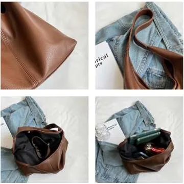 Slouchy Hobo Tote Bag for Women - Stylish & Practical