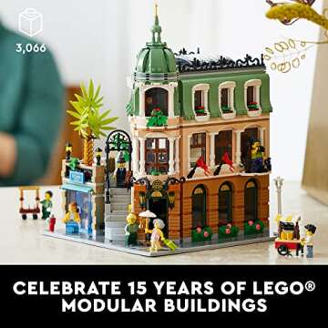 LEGO Icons Boutique Hotel 10297 Model Kit - Celebrate Modular Architecture