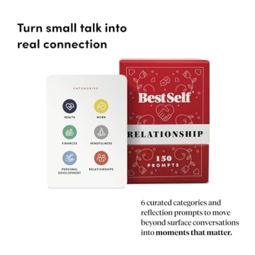 BestSelf Relationship Deck with 150 Unique Conversational Prompts