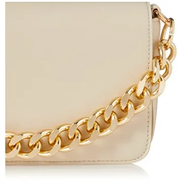 The Drop Women's Vani Chunky Chain Bag, Bone, One Size