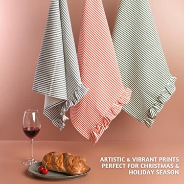 Folkulture Kitchen Towels Set of 3 for All Cooking Needs