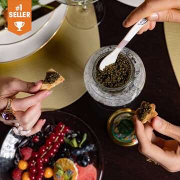 Premium Osetra Sturgeon Black Caviar in Metal Jar - 50g