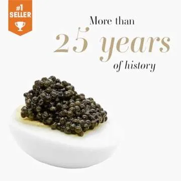 Premium Osetra Sturgeon Black Caviar in Metal Jar - 50g