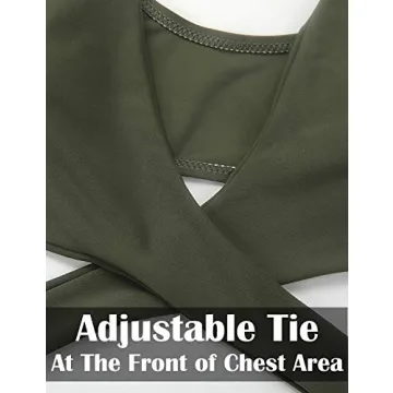 BMJL Women's Padded Cutout Striped Bikini Set