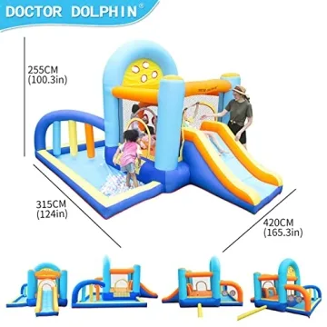 Doctor Dolphin Bounce House - Fun Inflatable for Kids