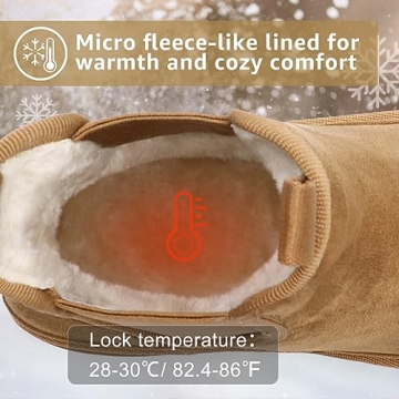 Bacia Lightweight Suede Snow Boots for Women