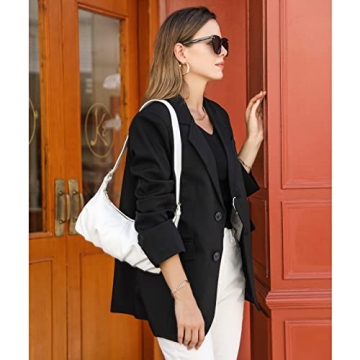 Stylish Vegan Leather CLUCI Dumpling Shoulder Bag for Women