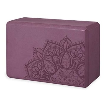 Gaiam Yoga Block - Supportive Latex-Free EVA Foam Soft Non-Slip Surface for Yoga, Pilates, Meditatio...