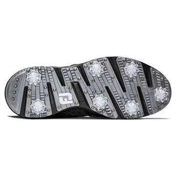 FootJoy Men's Hyperflex Boa Previous Season Style Golf Shoe, Black/Charcoal/Silver, 7