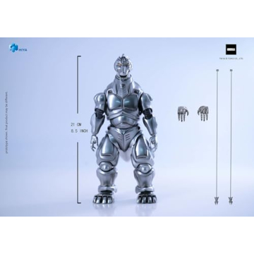 Hiya Toys Mechagodzilla Action Figure Perfect for Collectors