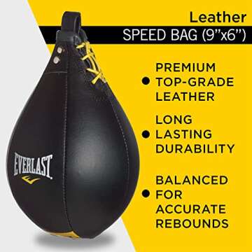 Everlast® Leather Speed Bag (EA)