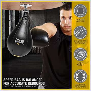 Everlast® Leather Speed Bag (EA)