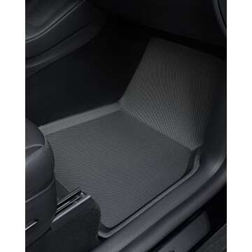 CreeKT 2024 for Tesla Model Y Floor Mats 2024 2023 2022 2021,for Tesla Model Y All Weather Floor Mats 2021-2024, Model Y Floor Mats Cargo Liners Front Rear Frunk Mat for Tesla Model Y Accessories