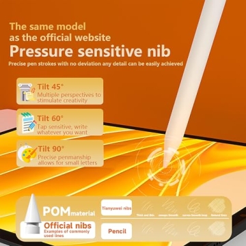 iPad Stylus Pen with Fast Charge and Palm Rejection