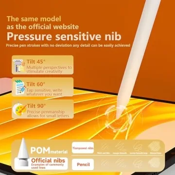 iPad Stylus Pen with Fast Charge and Palm Rejection