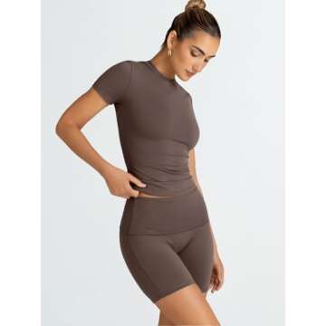 Trendy Queen 2 Piece Summer Workout Set for Women